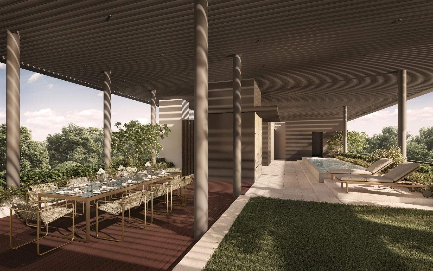 Penthouse roof terrace (artist’s impression)